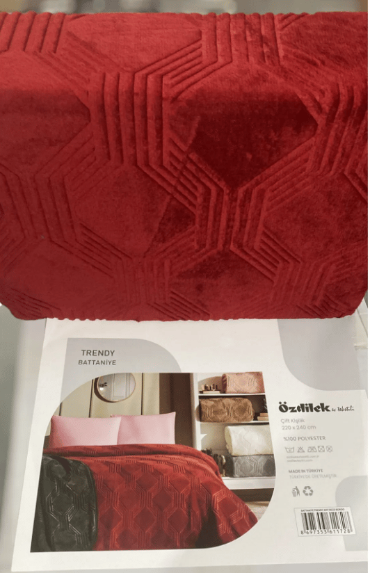 ÖZDİLEK TRENDY ART DECO BORDO TK (Y) BATTANIYE 8697353611872