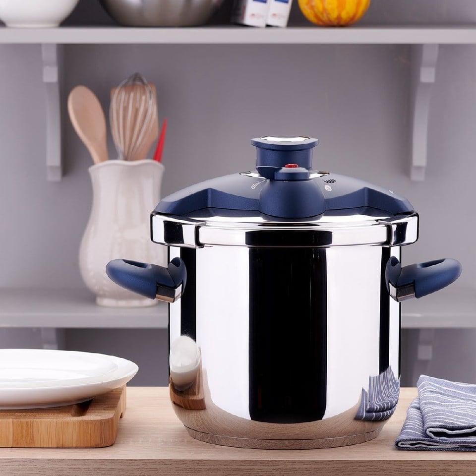 Korkmaz A174-02 Bella Azura Düdüklü Tencere 7,0 Lt