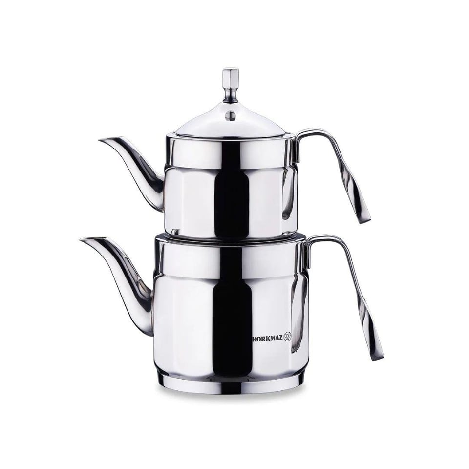 Çaydanlık Korkmaz Züccaciye Korkmaz A228 Nostaljia Mıdı Çaydanlık Takımı