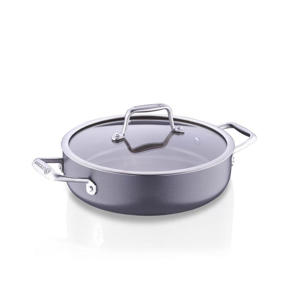 Bekleyen Urun Katalogu Korkmaz Züccaciye Korkmaz A3954 Boena Kısa Tencere 24x7