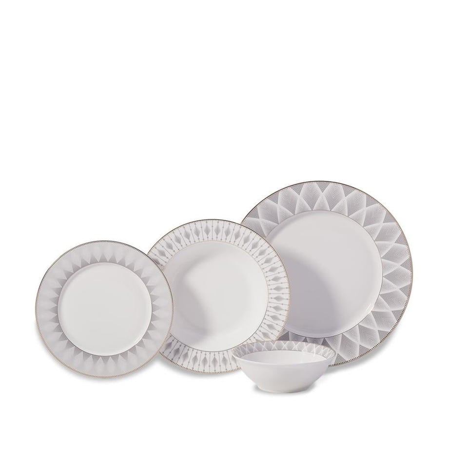 Korkmaz A8375 Perla Coll. 60 P Yemek Takımı (Yuvarlak)