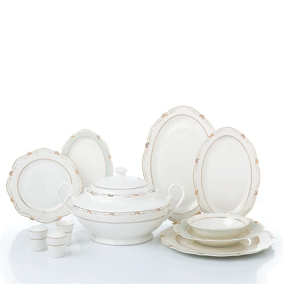 Korkmaz Eliza Collection 60 Parça Yemek Takımı