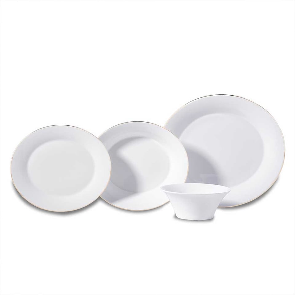 Korkmaz Orient Collection 60 Parça Yemek Takımı Altın