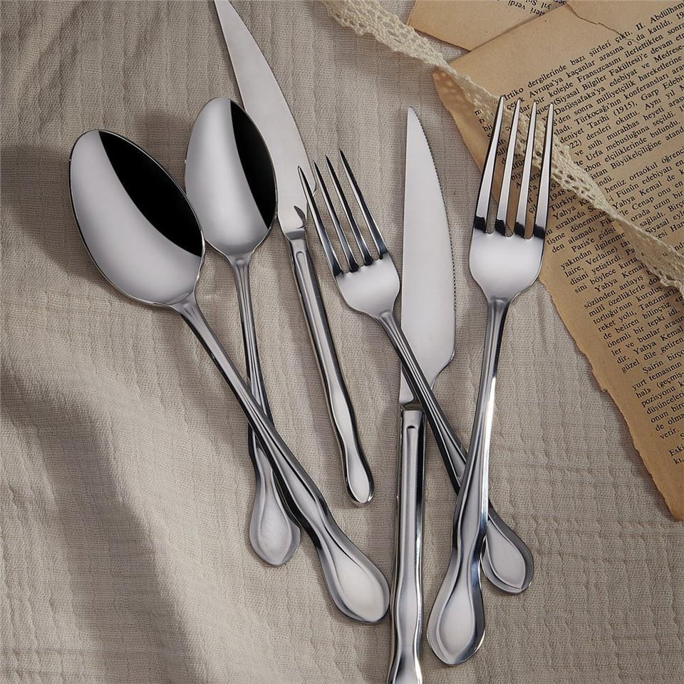 Korkmaz Silva 84 Parça Çatal Kasik Takımı