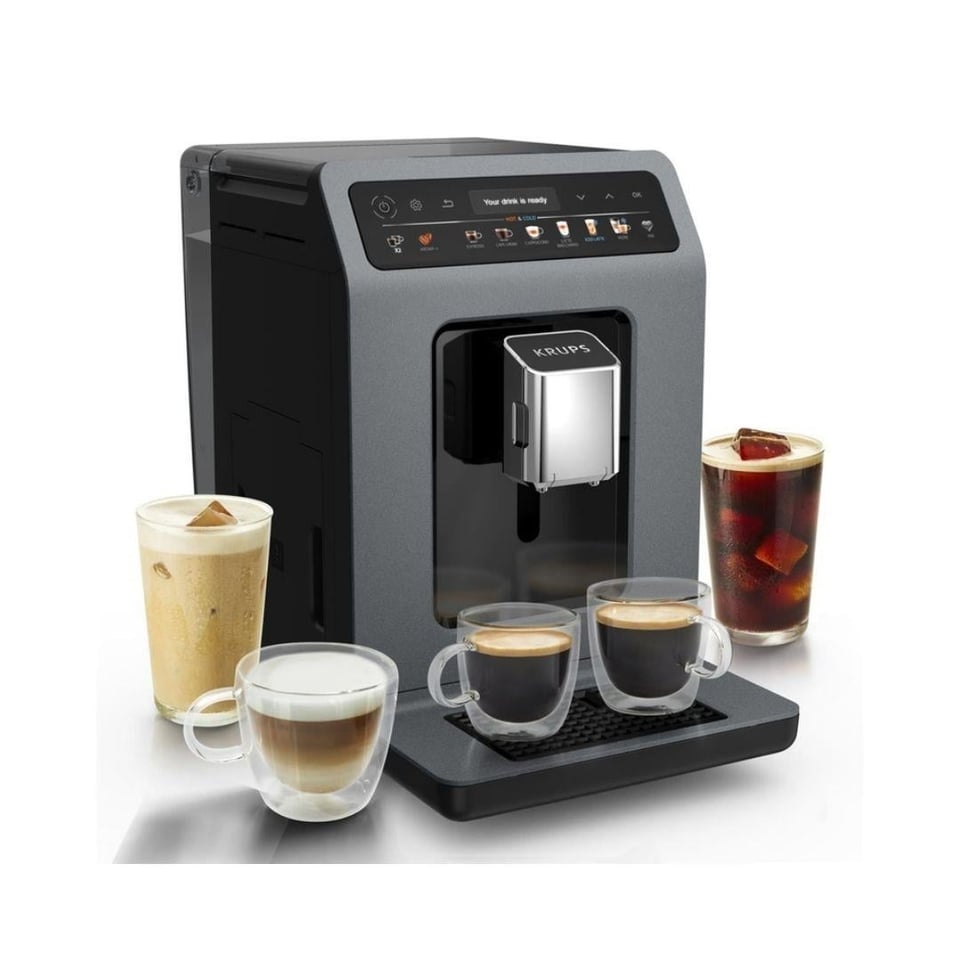 Kahve Makineleri Tefal Krups Evidence Hot & Cold EA89 Tam Otomatik Espresso ve Soğuk Kahve Makinesi