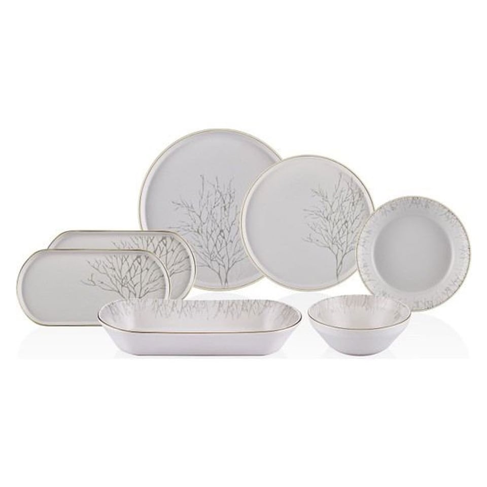 Neva N3194 Çınar Naturel 27 Prç Yemek Takımı
