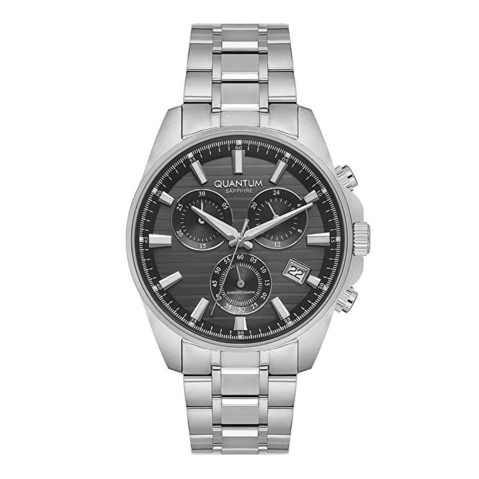 Erkek Saat Quantum Quantum PWG1122S.351 Metal Kordon Erkek Kol Saati – 43 mm