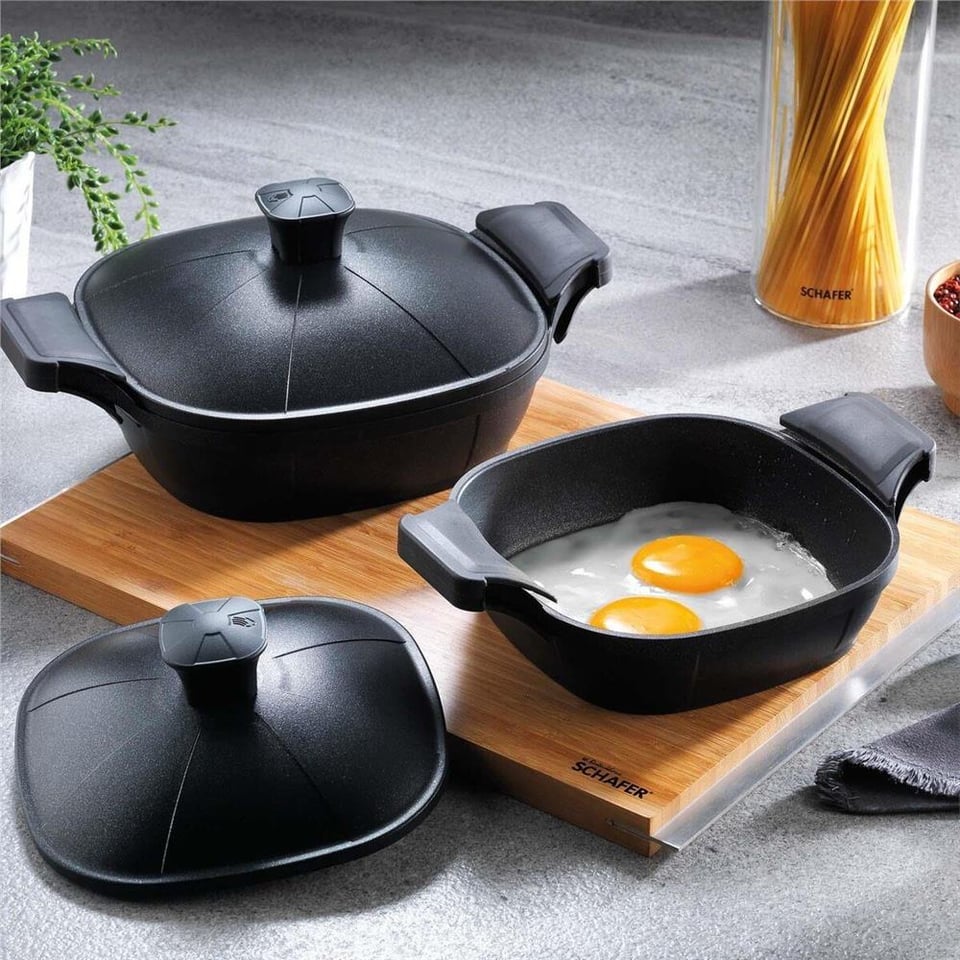 Schafer 1S2023-22007-SIY01 Felsen Döküm Sahan Seti 2'li 18-22 cm