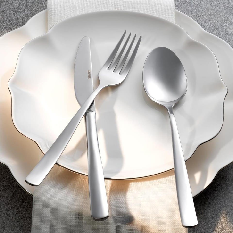 Çatal/Kaşık/Bıçak Takımı Schafer züccaciye Schafer 1S4243-11001-GUM02 Lena Çatal Kaşık Bıçak Takımı-18 Parça