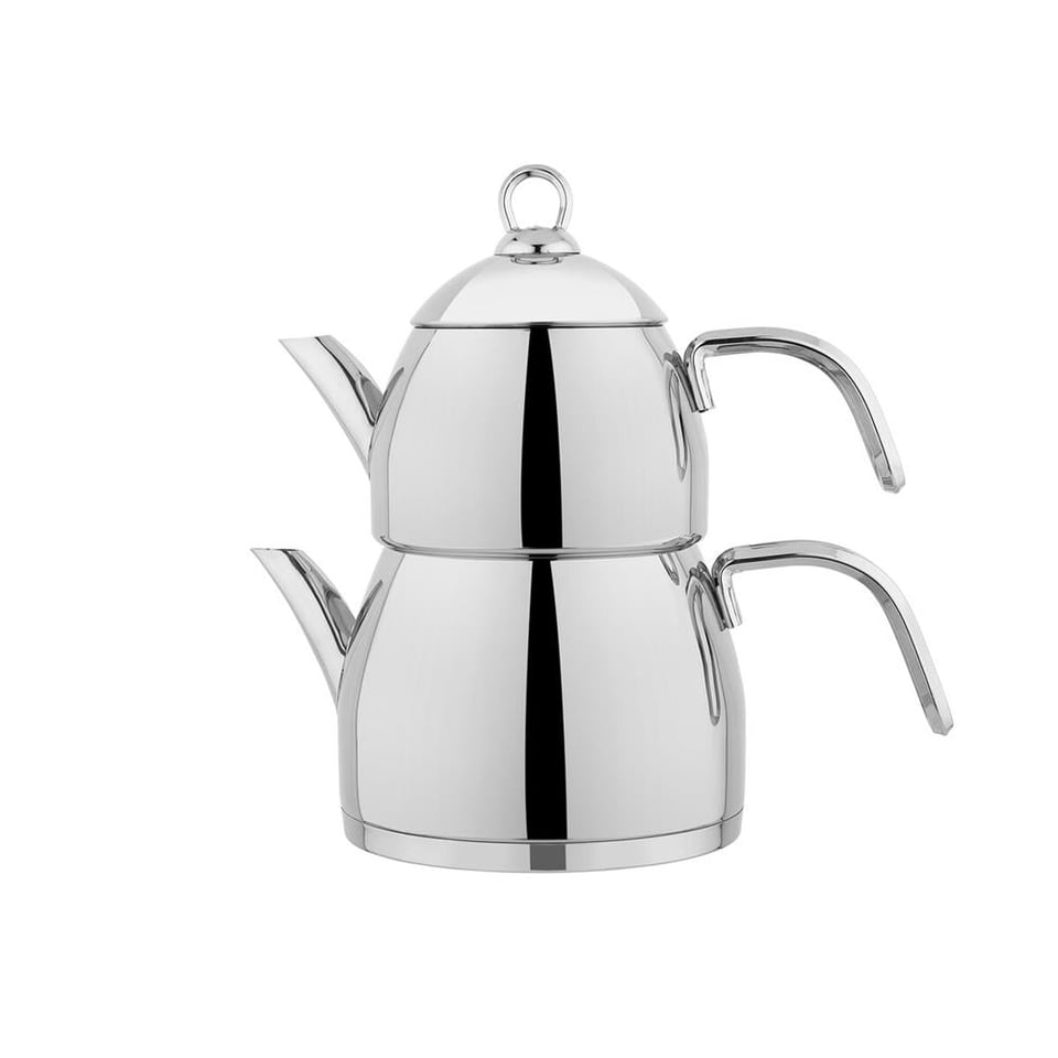 Schafer Brilla Çelik Çaydanlık Takımı 3 Parça-Inox