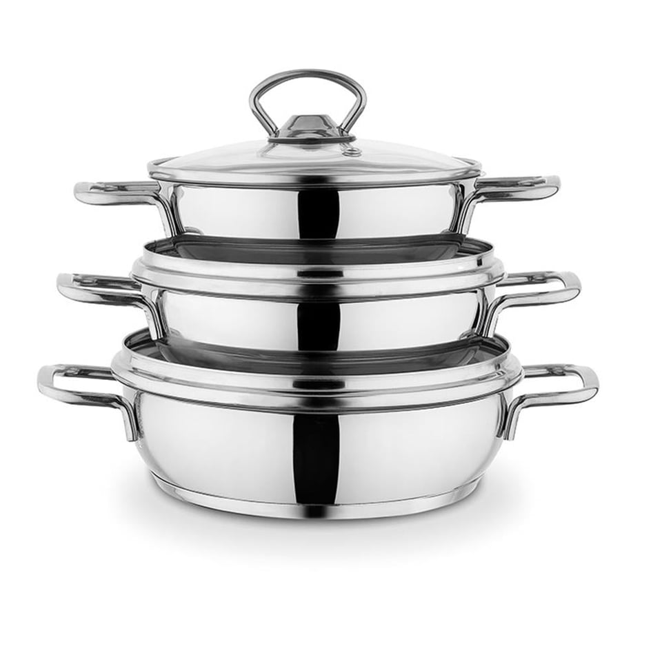 Schafer Cookhaus Çelik Sahan Seti 6 Parça