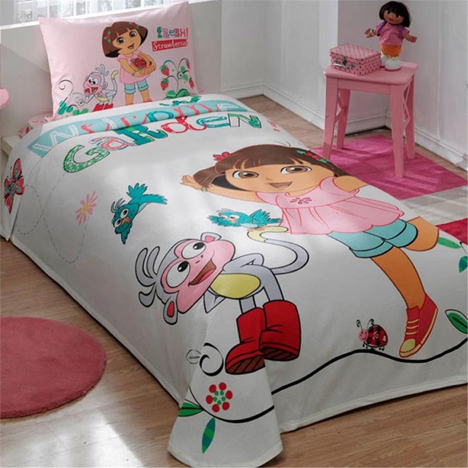 Taç Dora İn Garden Tek Kişilik Pike Takımı