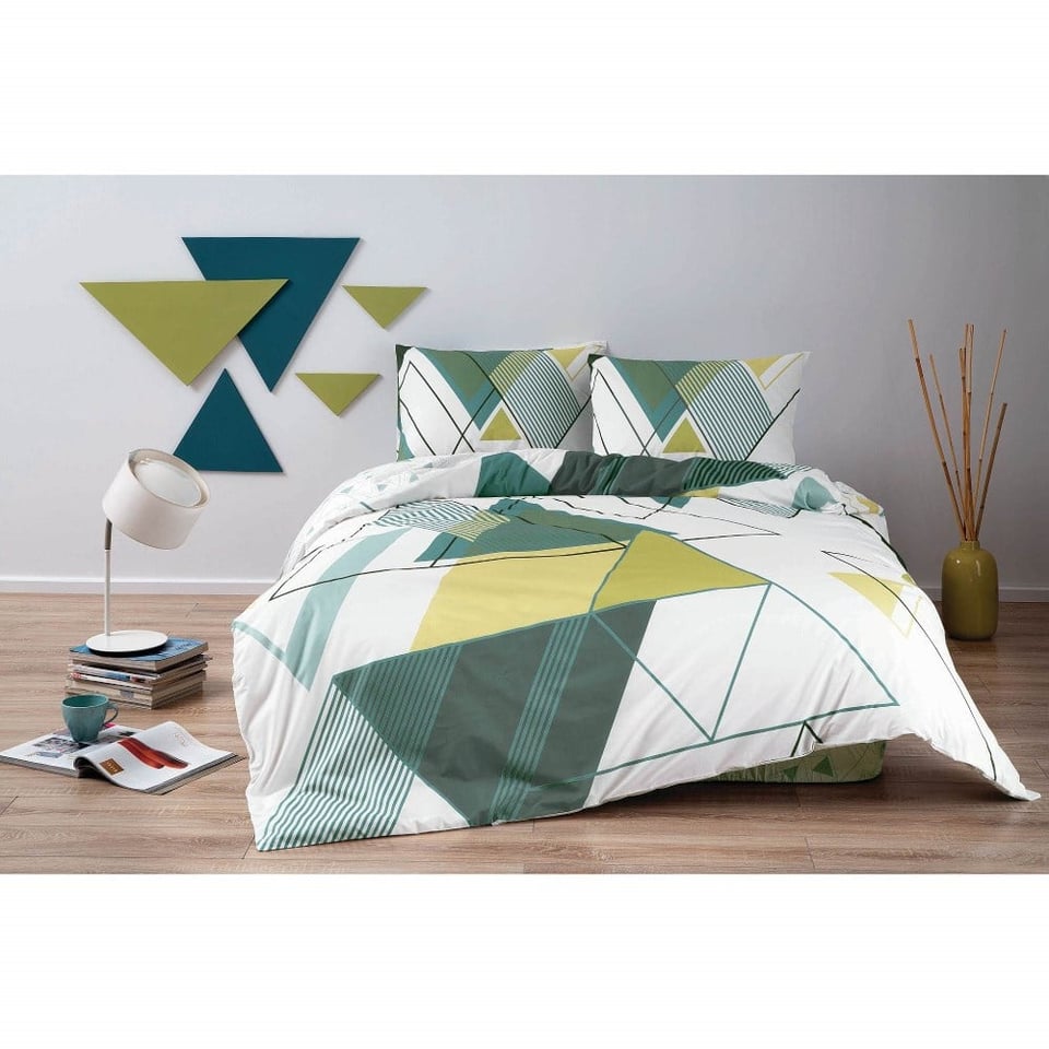 Taç Genç Modası Capel Ranforce Tek Kişilik Nevresim Takımı Petrol