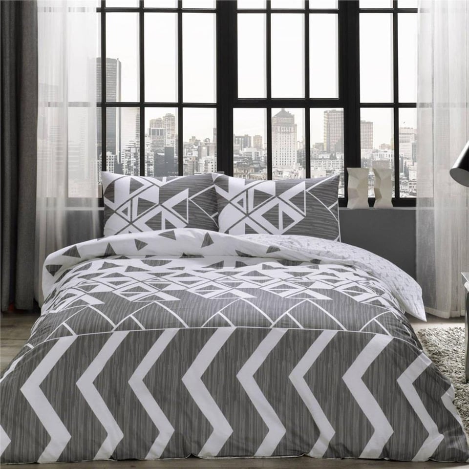 Taç Otto Tek Kişilik Nevresim Takımı Gri