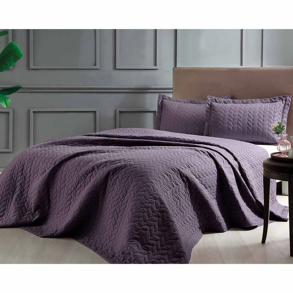 TAÇ YATAK ÖRTÜSÜ GLORY MÜRDÜM TK 4265 / 1500188415005