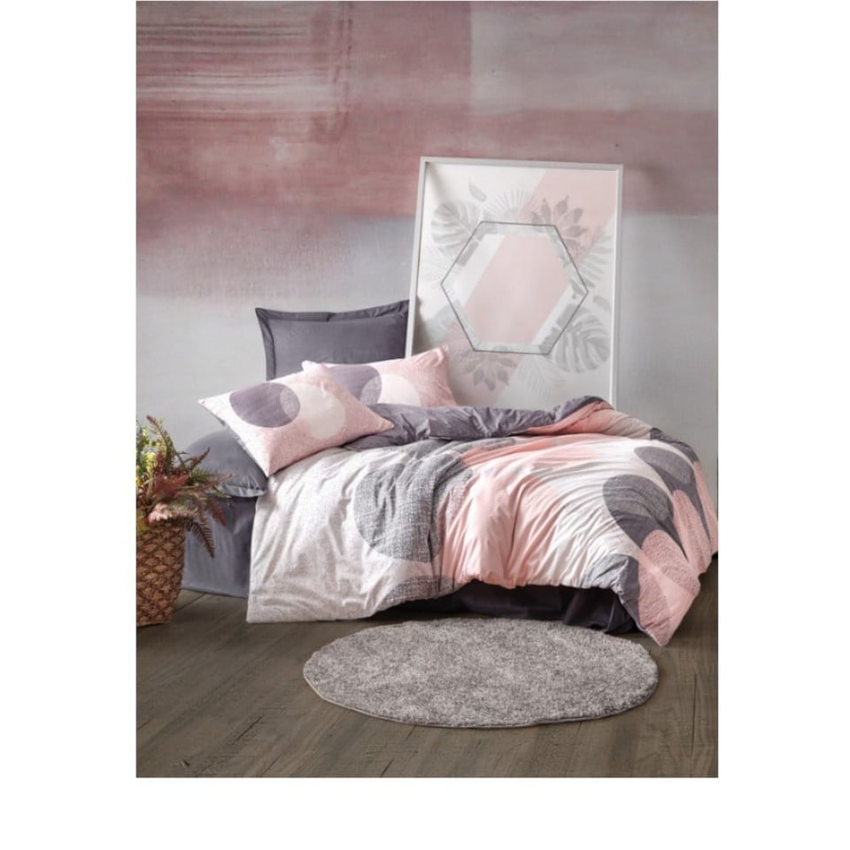 Tek Kişilik Nevresim Takımı Leron Gri