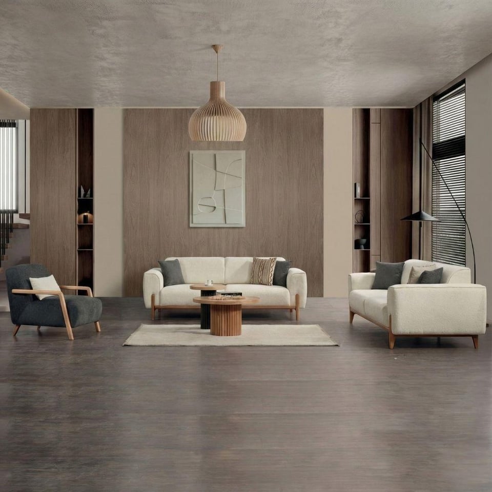 Koltuk Takımı Türkmen Uras Koltuk Takımı 3+3+1 (B serisi)