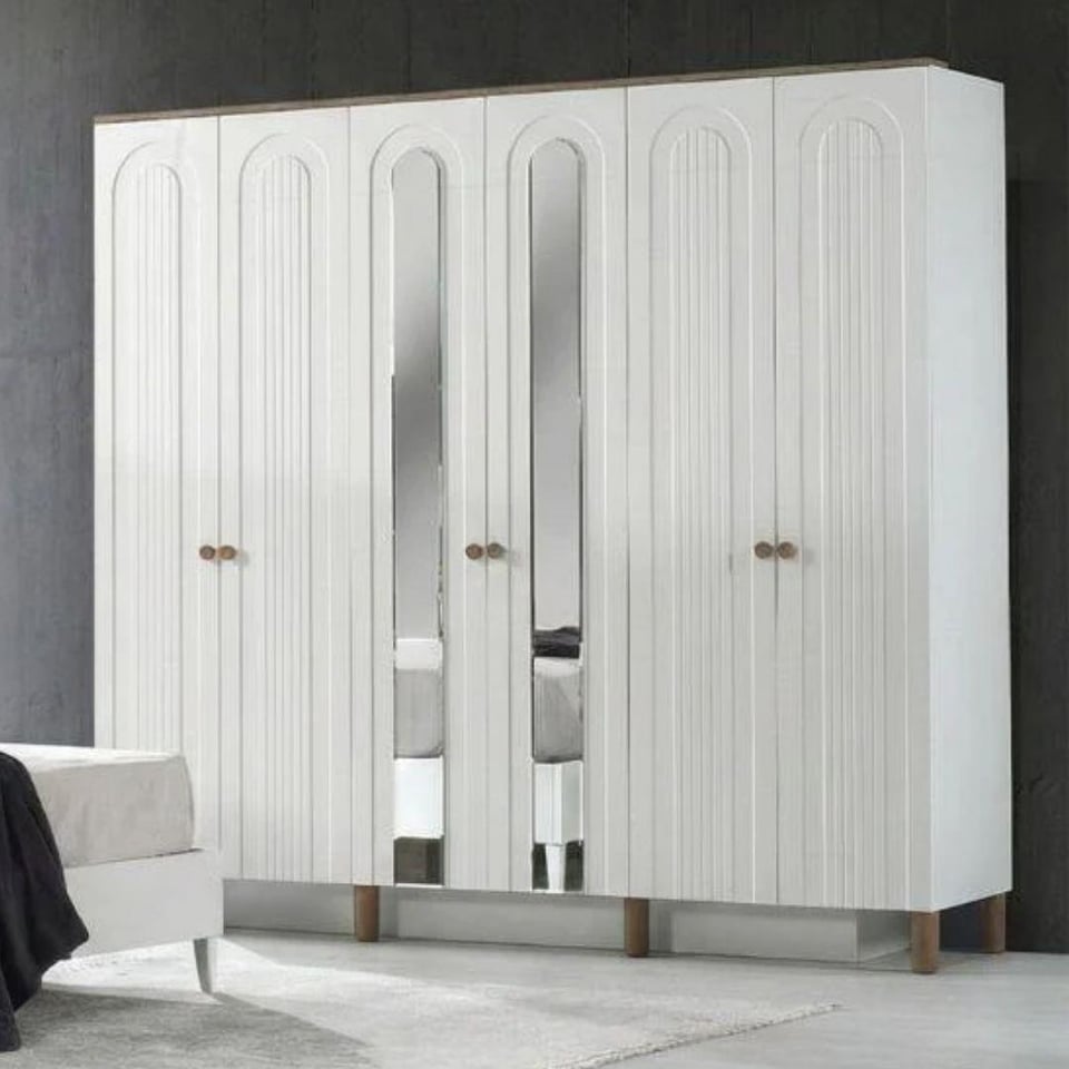 Bekleyen Urun Katalogu Vize Mobilya Vize Aura 6 Kapaklı Gardırop