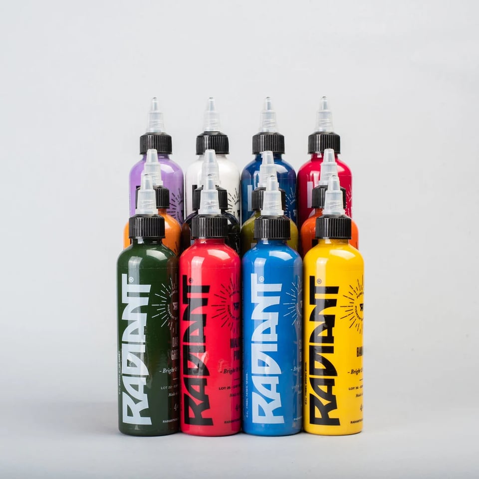 101 Color Set - Radiant Tattoo Dövme Boyası  - 1oz/30ml