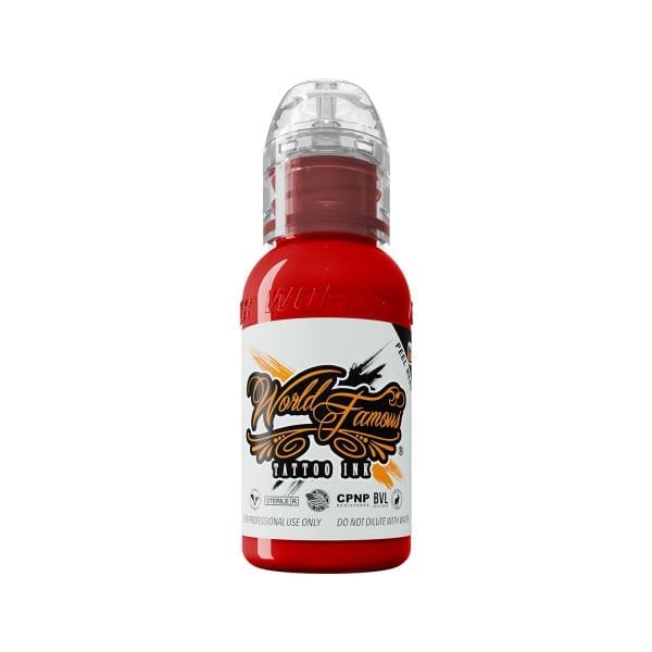 Melek Bright Red - World Famous Ink Dövme Boyası - 1oz/30ml