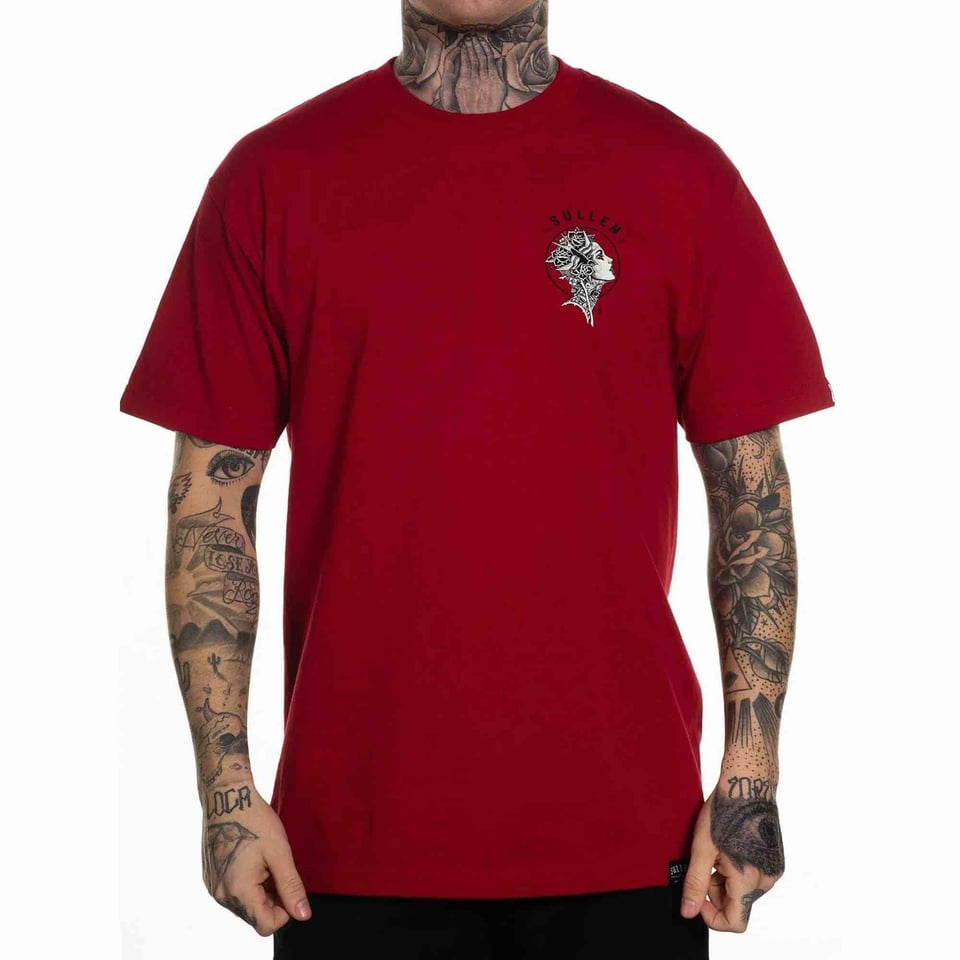 Sullen Kısa Kollu T-Shirt Standart XL KIRMIZI