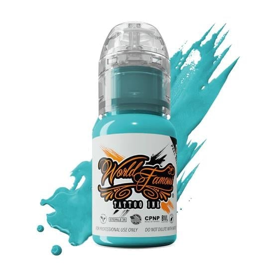 Barrier Reef Blue - World Famous Ink Dövme Boyası - 1/2oz/15ml