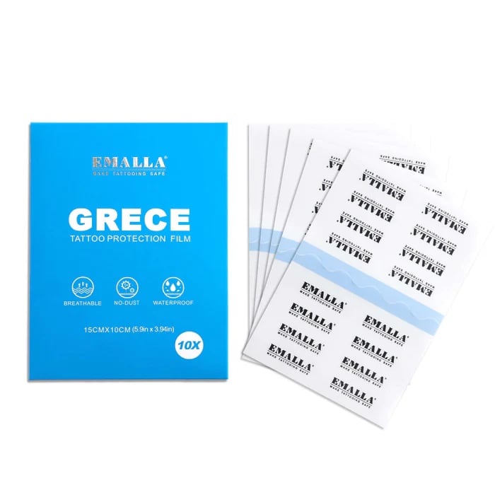 Emalla Grece - Dövme Sonrası Koruyucu Bant Film -15cm*10cm 10'lu
