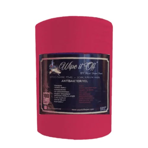 Antibakteriyel Rulo Peçete  100'lü - Bordo