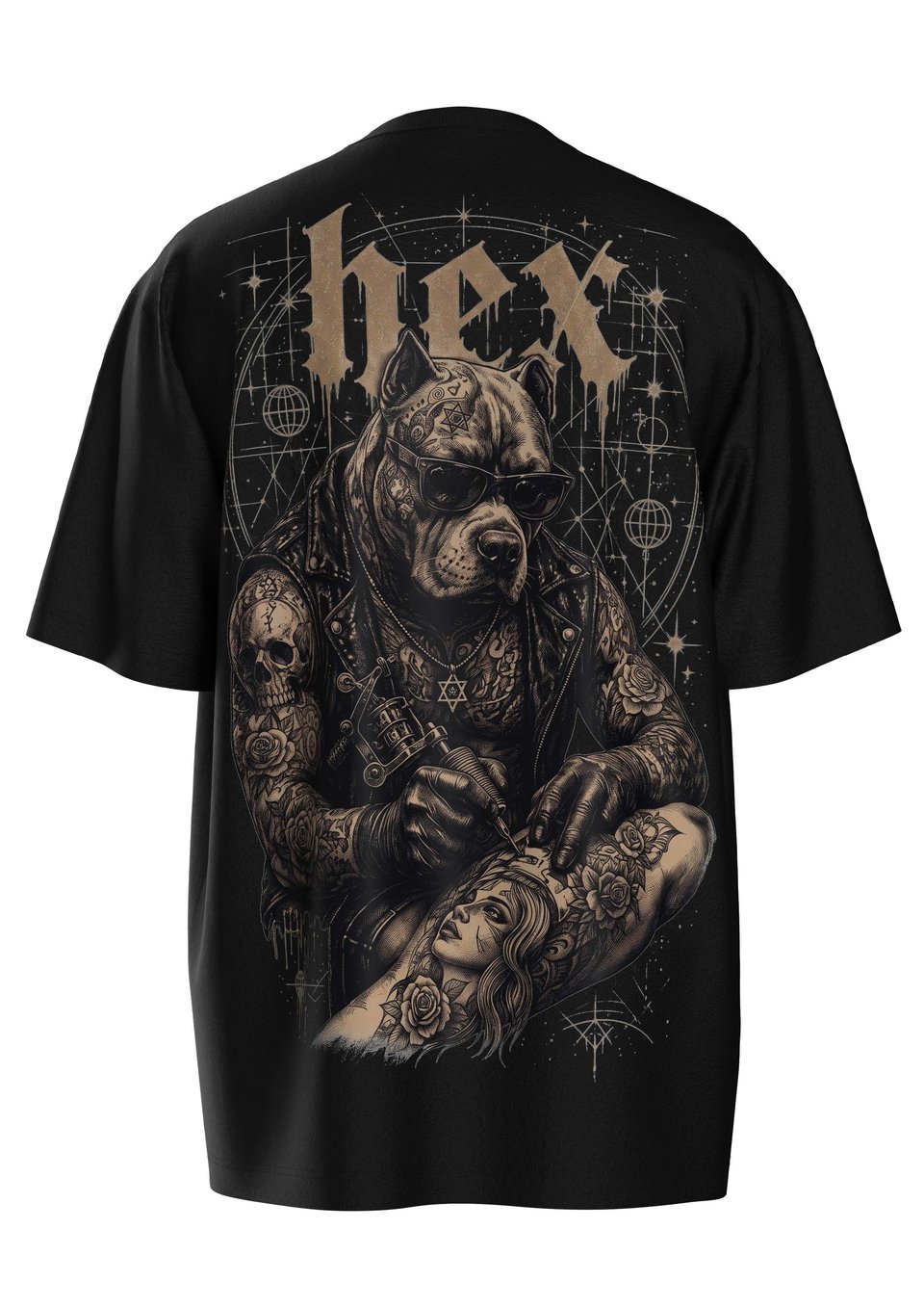 HEX Ink Royal Ty T-Shirt 2X-Large