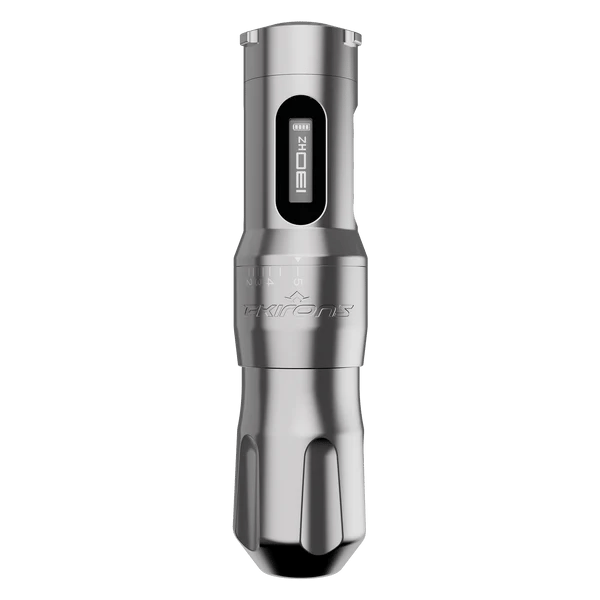 FK Irons One Adjust Gun Metal Ayarlanabilir Stroke 2.0-5.0mm Kablosuz Dövme Makinesi - Gümüş