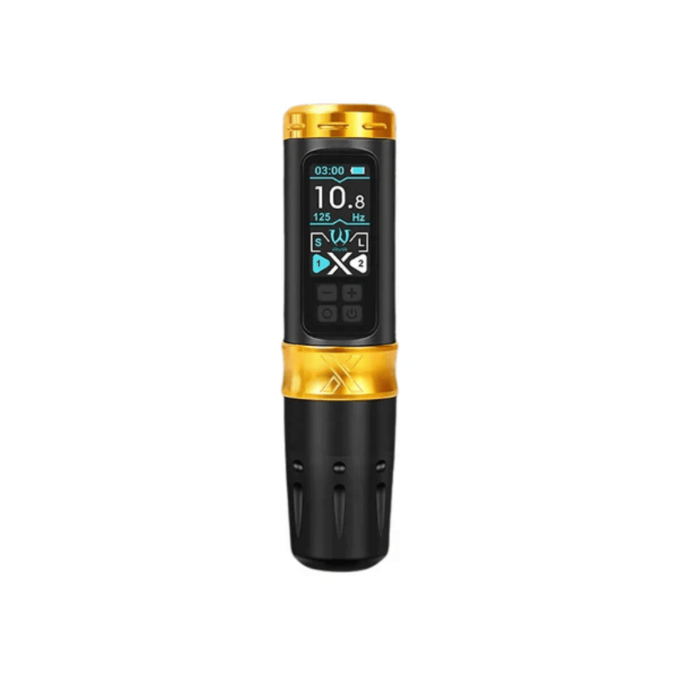 Ava UNI-X Wireless Pen 4.0mm Stroke Gold Kablosuz Dövme Makinesi