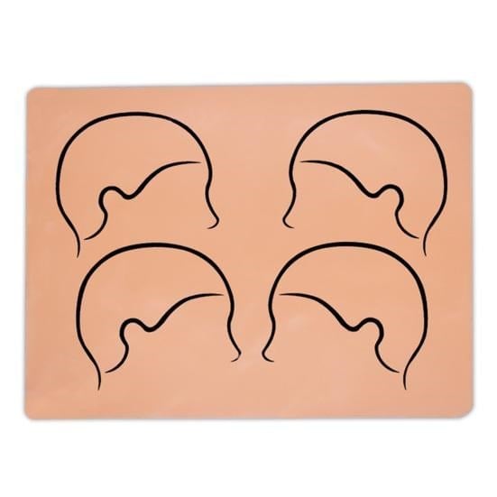 SMP Scalp Deneme Derisi - Pembe - 145*220mm - Yan Profil