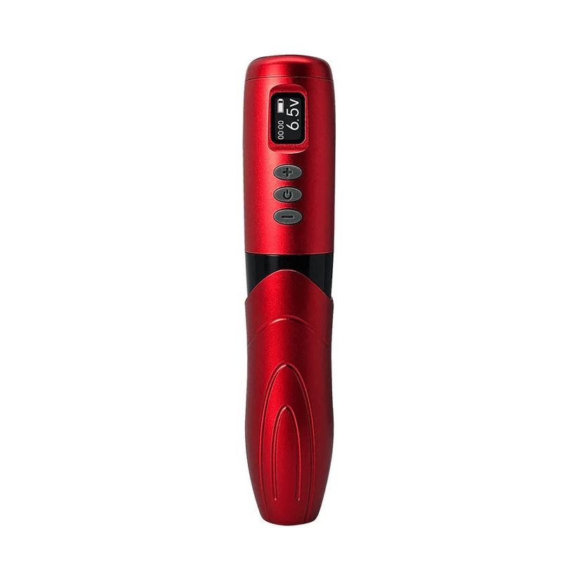 Bronc Magic Kablosuz Pen Dövme Makinesi & PMU - Red