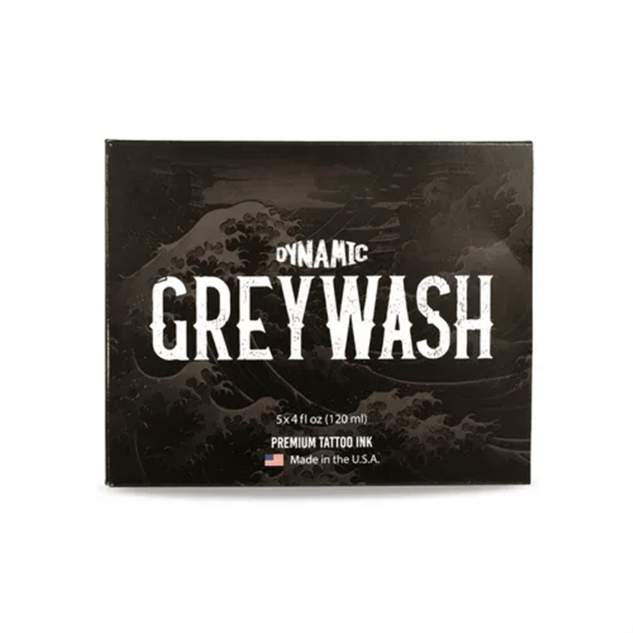 Dynamic Greywash Set 4oz/120ml - 4*4 oz Gölge Seti + 4 oz Mixing Solution