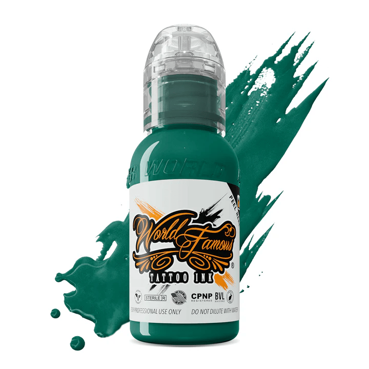 World Famous Ink H.H. Holmes Arsenic Green Yeşil Dövme Boyası 1oz - 30ml