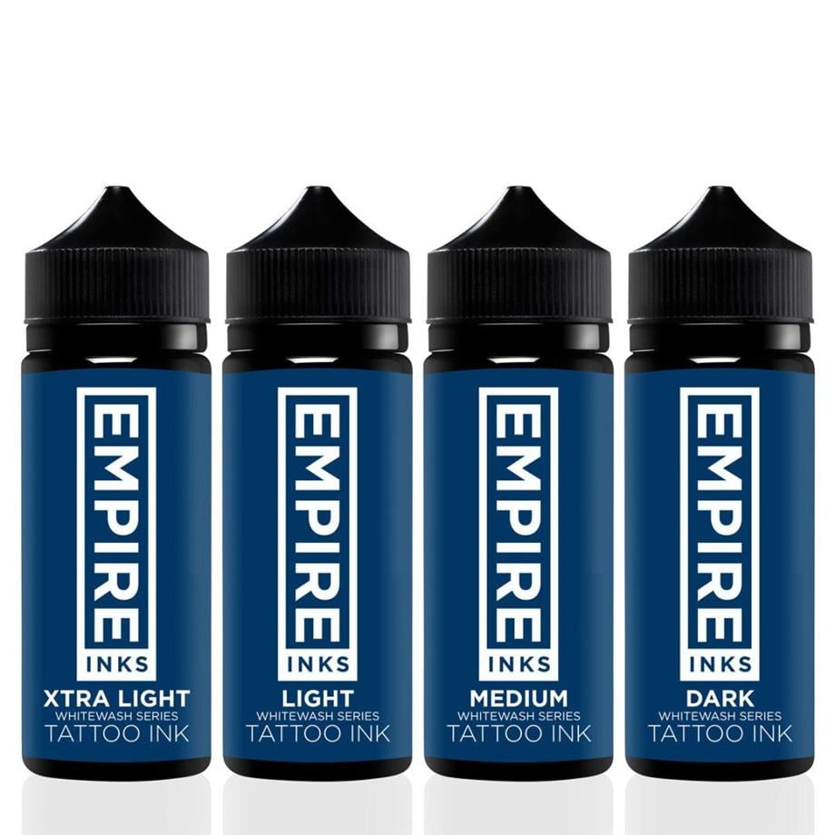Empire Inks White Wash Series - 4 Stage White Wash Set - 4oz/120ml