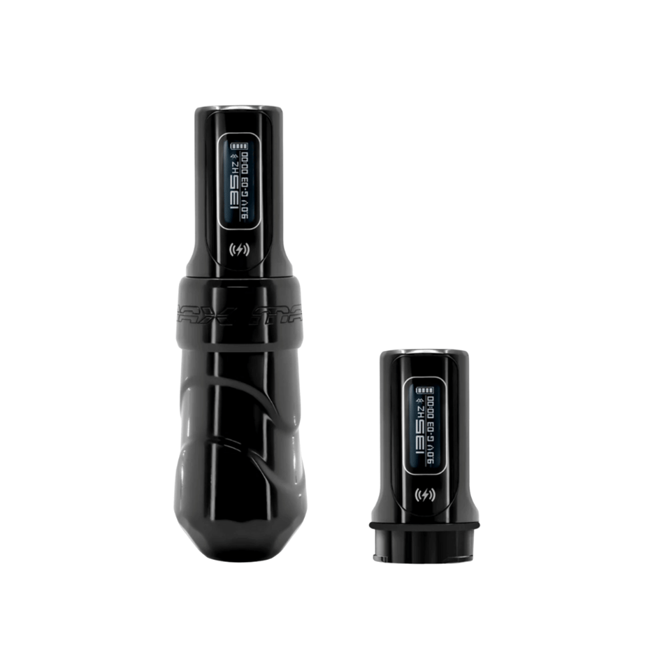 FK Irons Flux Max | 3.2 mm Stroke | Stealth Renk | Çift Bataryalı - Kablosuz Dövme Makinesi