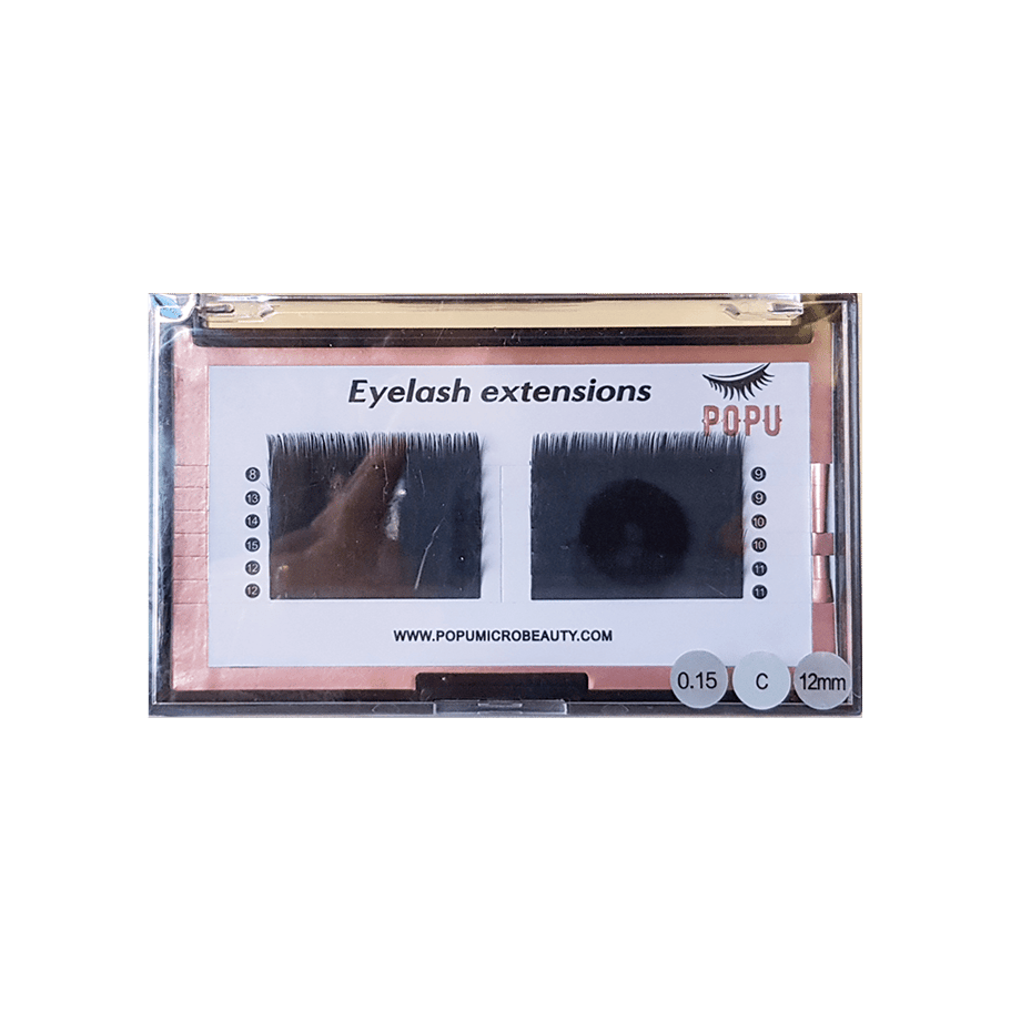 Flat 0.15 C 12mm İpek Kirpik