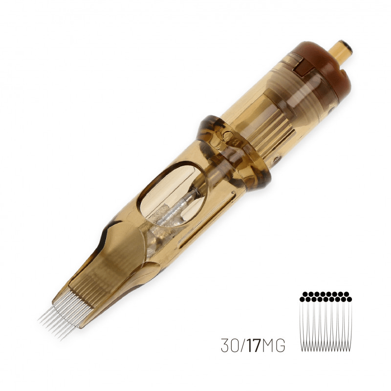 Kwadron 1017 MGLT 17 MGLT 0.30 mm Magnum Long Taper Kartuş Dövme İğnesi 20 Adet