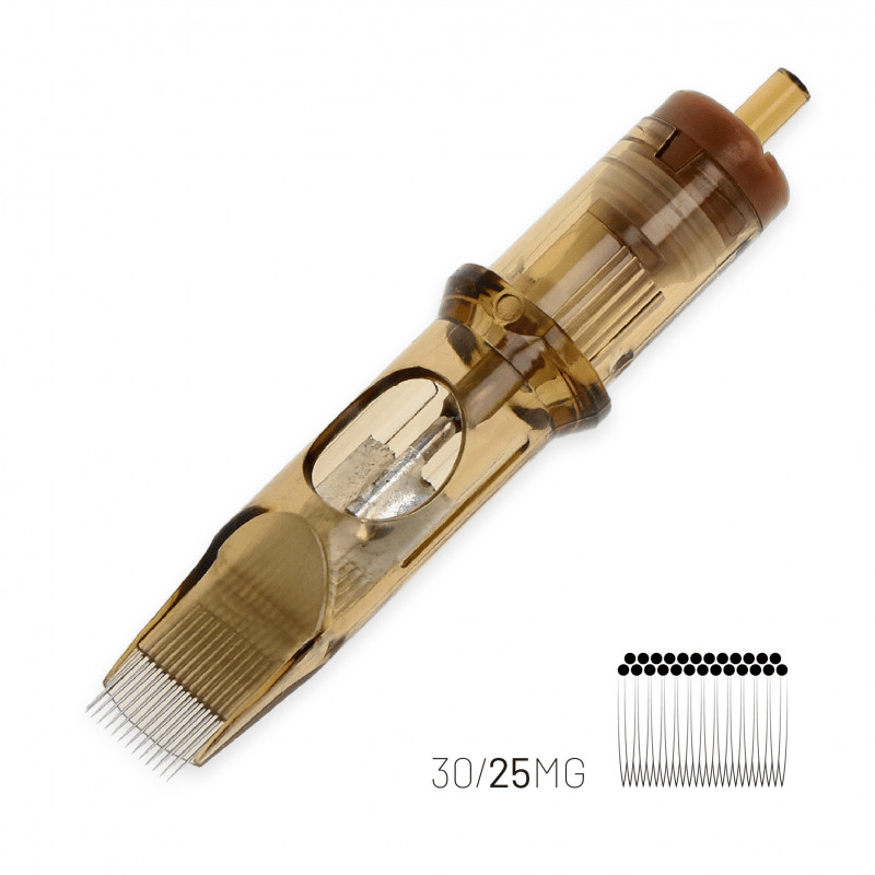Kwadron 1025 MGLT 25 MGLT 0.30 mm Magnum Long Taper Kartuş Dövme İğnesi 20 Adet