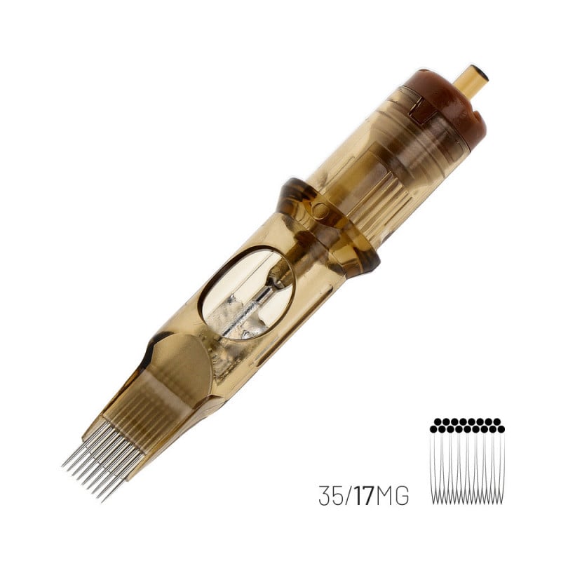 Kwadron 1217 MGLT 17 MGLT 0.35 mm Magnum Long Taper Kartuş Dövme İğnesi 20 Adet