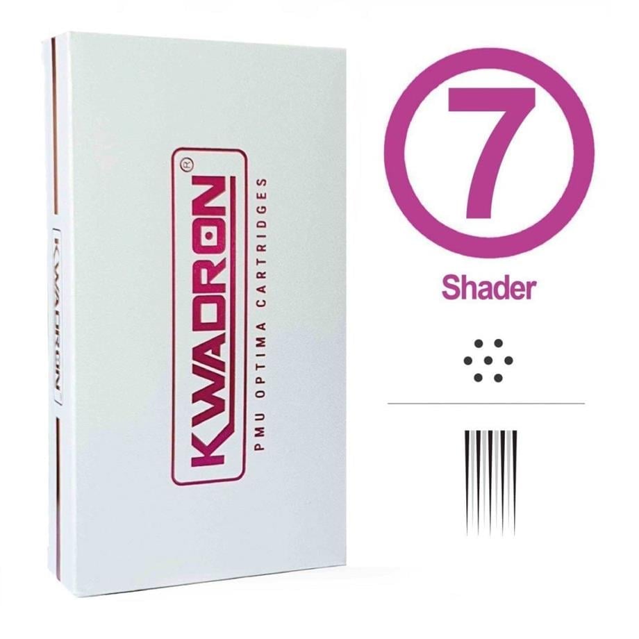 Kwadron PMU Optima 30/7 RSPT Round Shader Point Taper - Kartuş PMU İğnesi