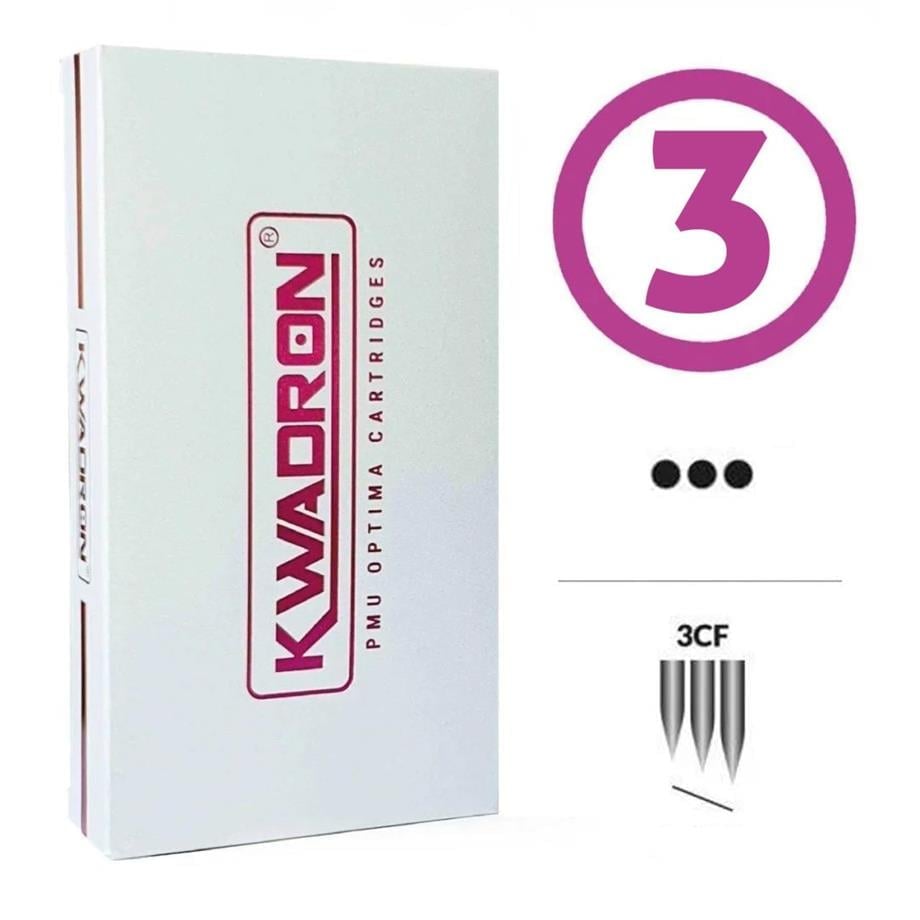 Kwadron PMU Optima 40/3 CFPT Slope Flat Point Taper - Kartuş PMU İğnesi