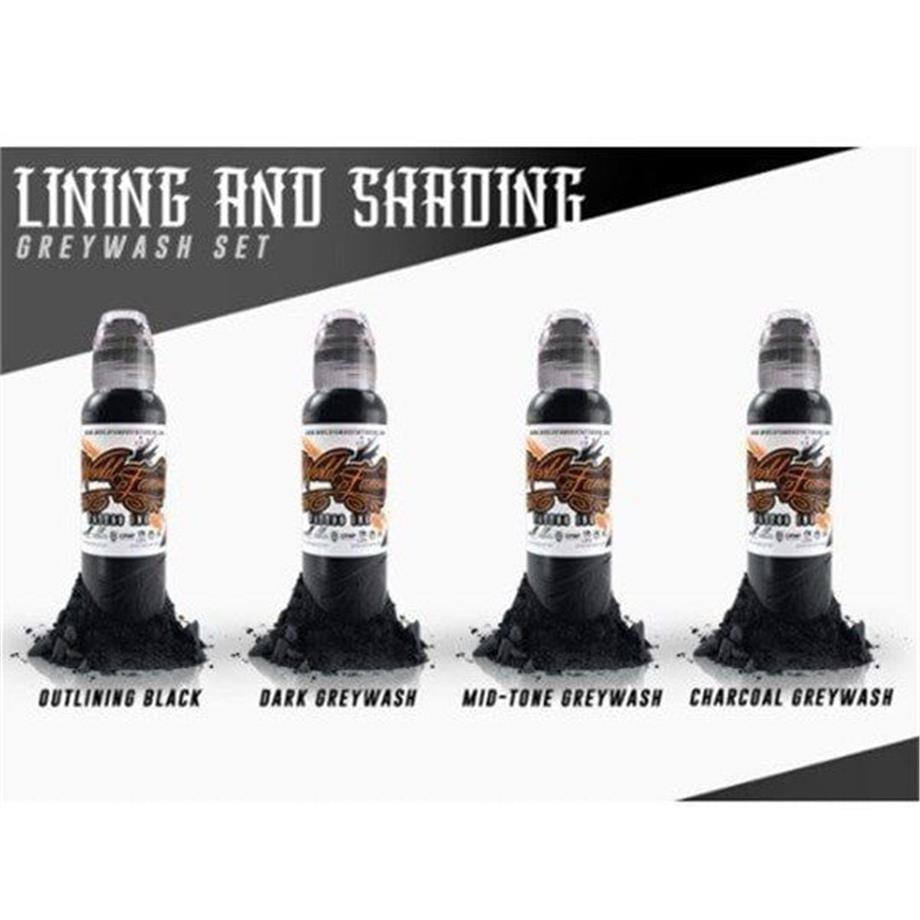 Lining & Shading Dövme Boyası Seti - World Famous Ink Dövme Boyası - 1oz/30ml