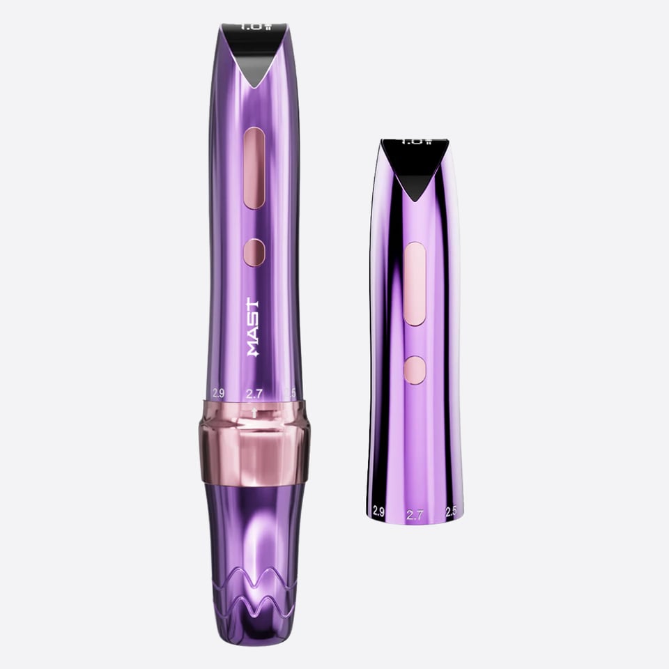 Mast P60 Purple Çift Bataryalı Kablosuz PMU Makinesi 2.2 mm - 3.2 mm Ayarlanabilir Stroke