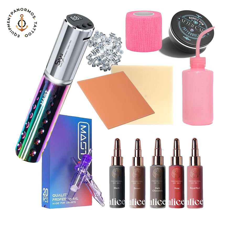 Mast SİYA PMU Kablosuz Kalıcı Makyaj Makinesi Seti