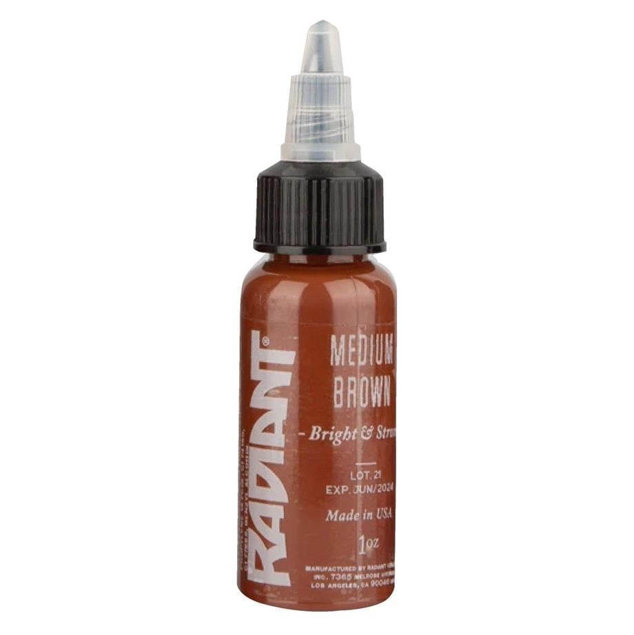 Medium Brown - Radiant Tattoo Dövme Boyası - 1oz/30ml