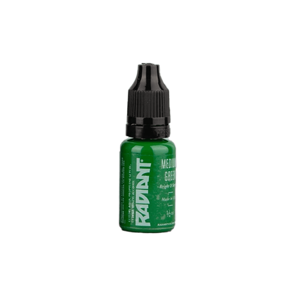 Medium Green - Radiant Tattoo Dövme Boyası - 0,5oz/15ml