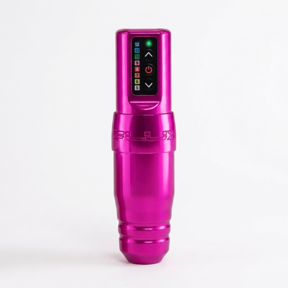 Microbeau Flux S Wireless PMU&Tattoo Machine Bubblegum with Powerbolt