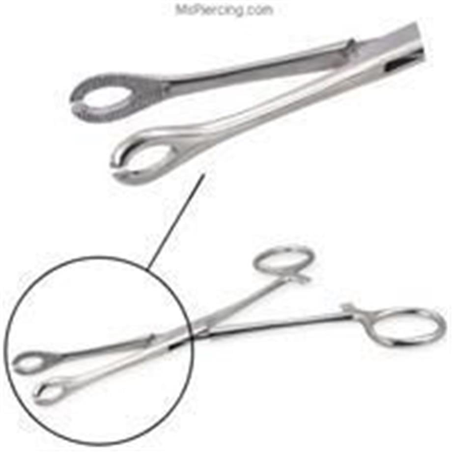 Piercing Makası (Pens) Yuvarlak Açık Uçlu